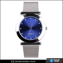 metal silver nurse watch, japan movt geneva watch stainless steel